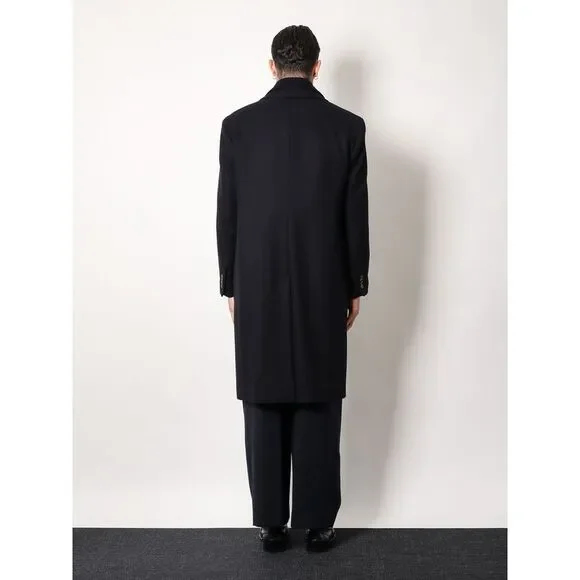 Hevo Men Virgin Wool Coat With Satin Lining